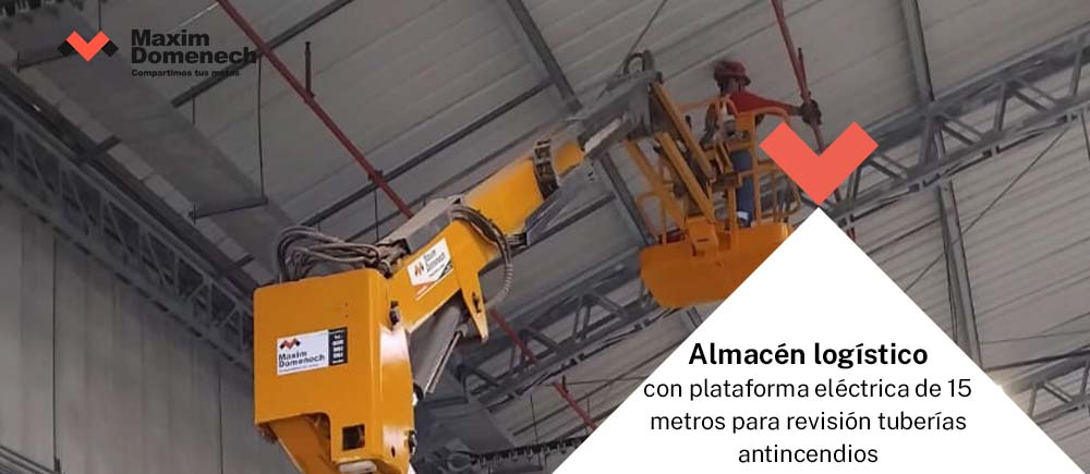 plataforma articulada eléctrica 15 metros